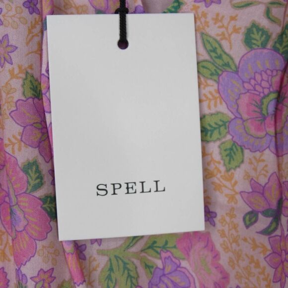 SPELL & THE GYPSY JUNIPER TIERED GOWN DRESS IN LILAC SZ S - Picture 4 of 6